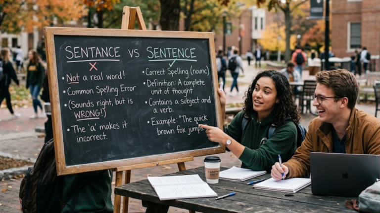 Sentence vs Sentance: Correct Spelling Explained Clearly