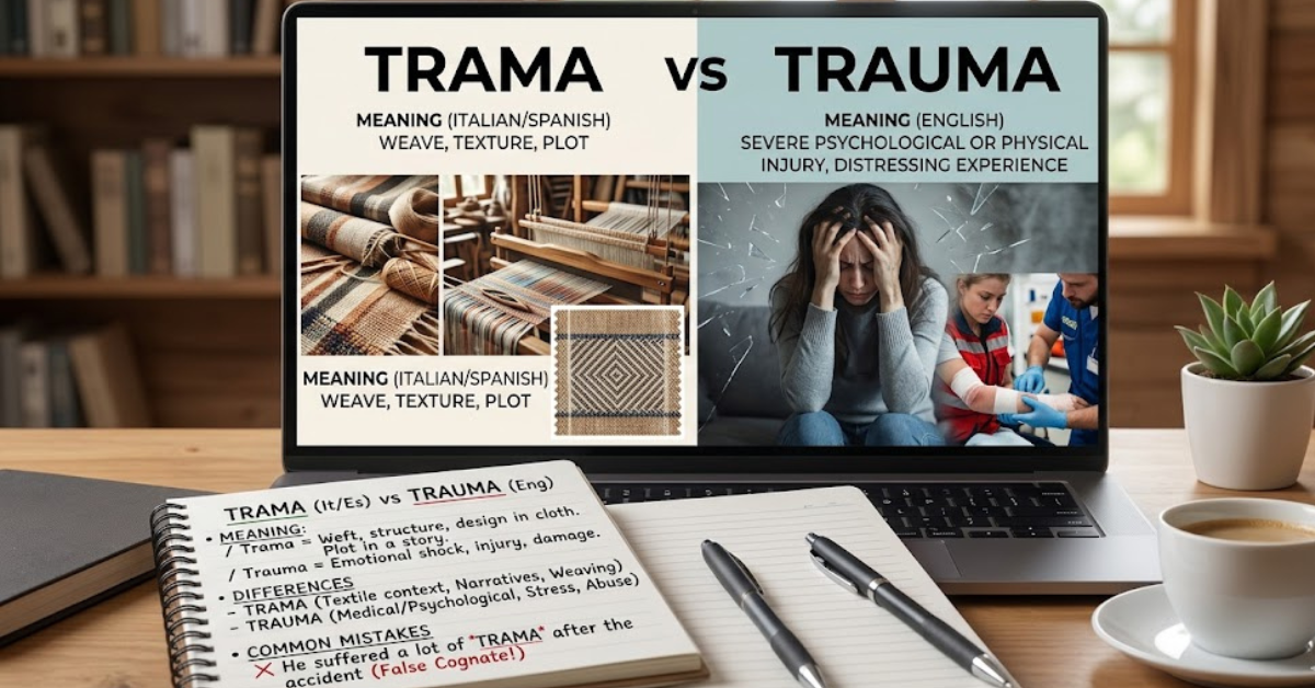 Trama vs Trauma: Meaning, Differences & Common Mistakes