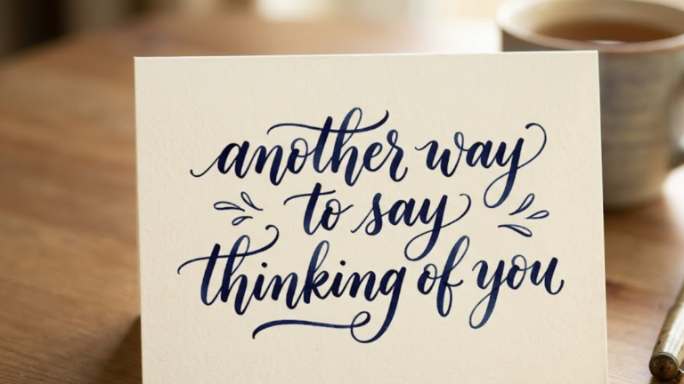 Another Way to Say Thinking of You: 30 Meaningful Alternatives