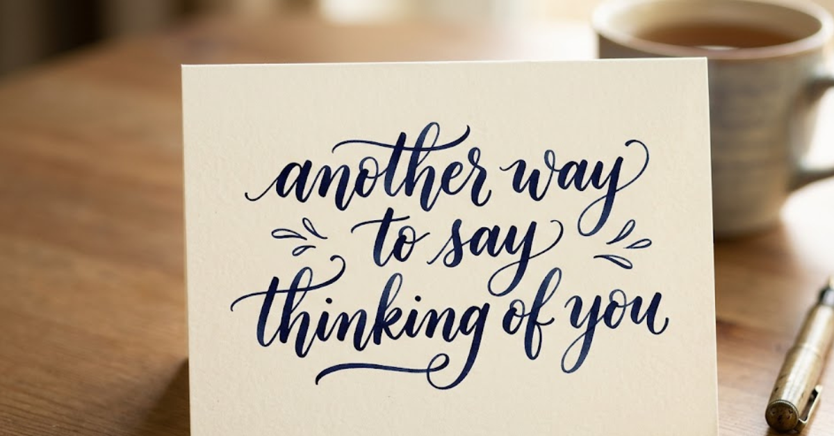Another Way to Say Thinking of You: 30 Meaningful Alternatives