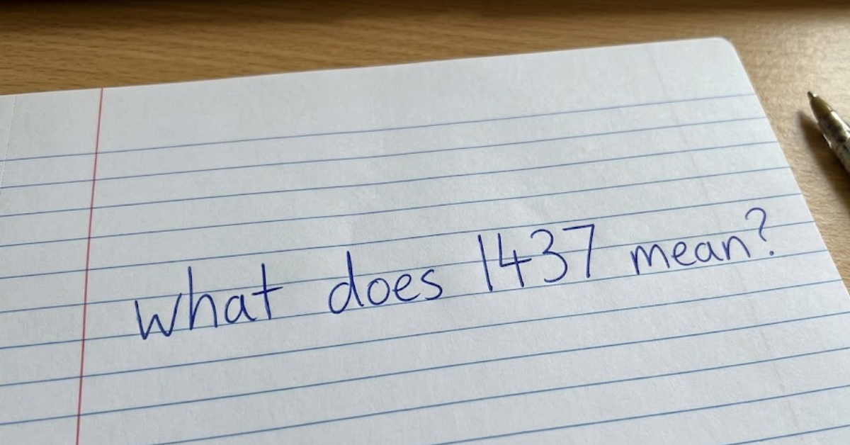 What Does 1437 Mean? Full Guide to Its Love & Text Meaning