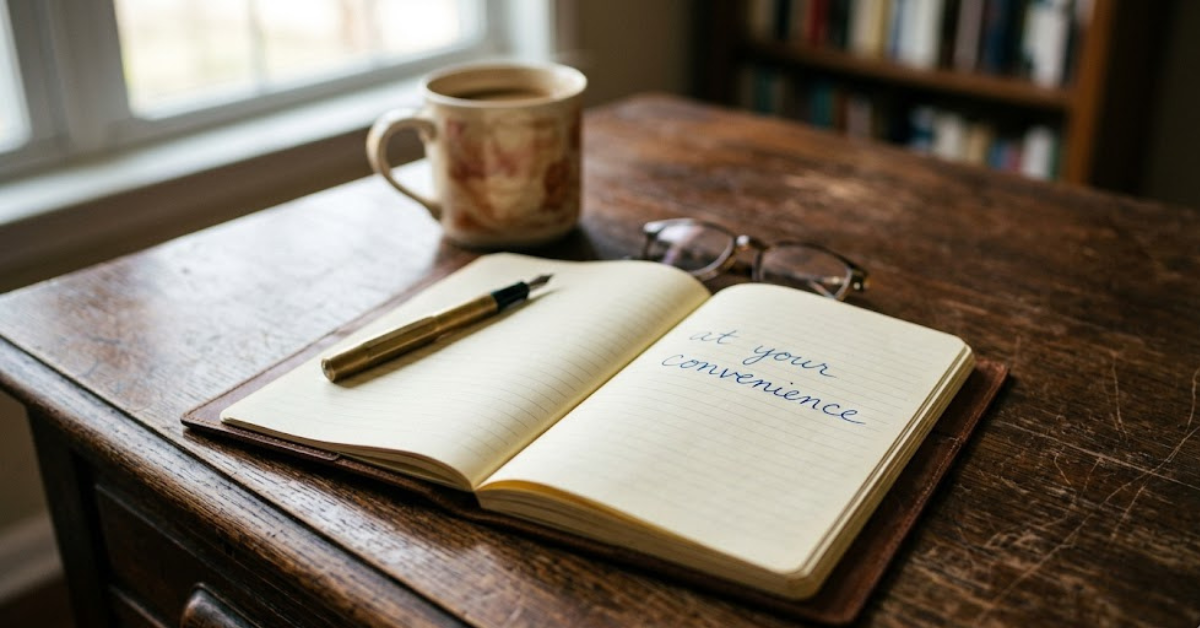 Understanding “At Your Convenience” in English