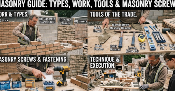 Masonry: Types, Benefits, Techniques & Modern Uses