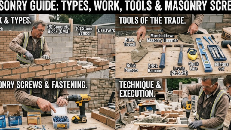Masonry: Types, Benefits, Techniques & Modern Uses