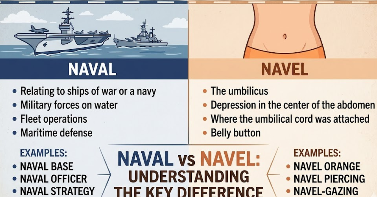 Naval vs Navel: Understanding the Key Difference
