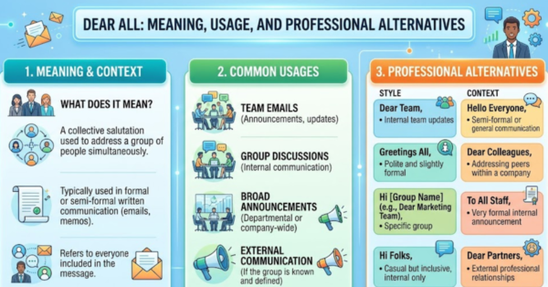 Dear All: Meaning, Usage, and Professional Alternatives