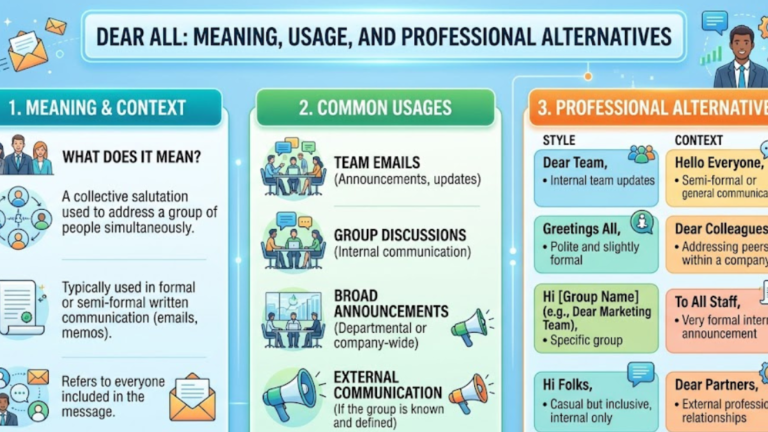 Dear All: Meaning, Usage, and Professional Alternatives