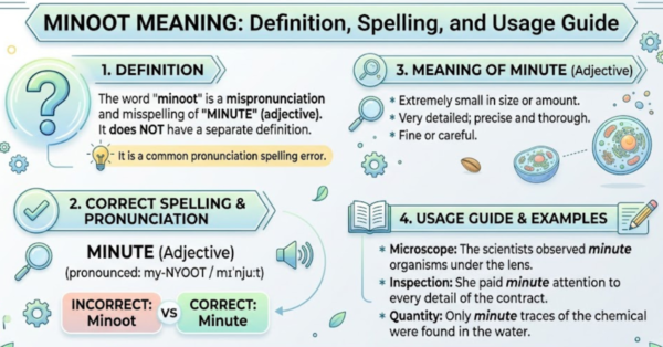 Minoot Meaning: Definition, Spelling, and Usage Guide