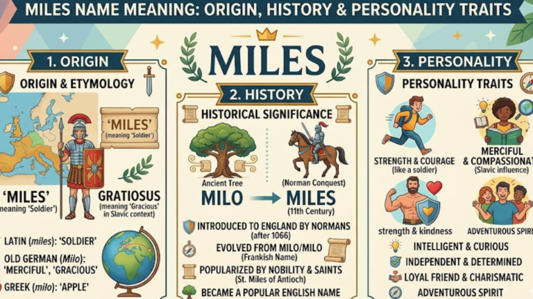 Miles Name Meaning: Origin, History & Personality Traits