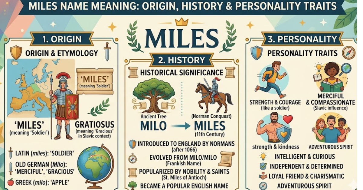 Miles Name Meaning: Origin, History & Personality Traits