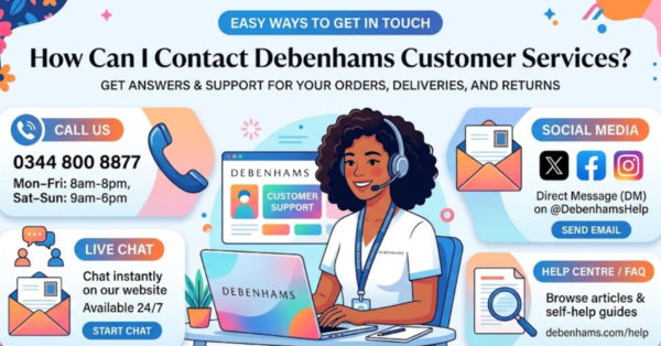 How Can I Contact Debenhams Customer Services?