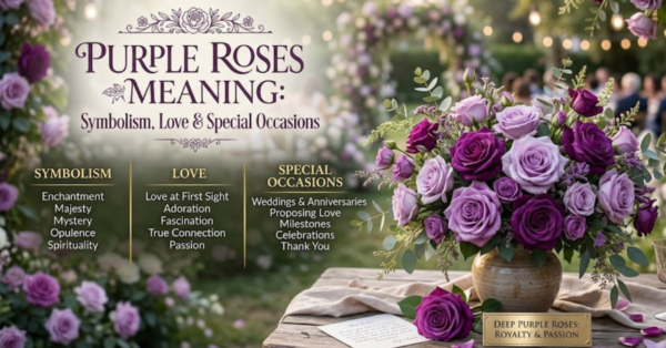 Purple Roses Meaning: Symbolism, Love & Special Occasions