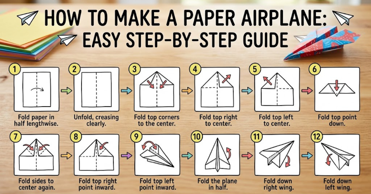 How to Make a Paper Airplane: Easy Step-by-Step Guide