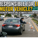 Who Is Responsible for Littering From a Motor Vehicle?