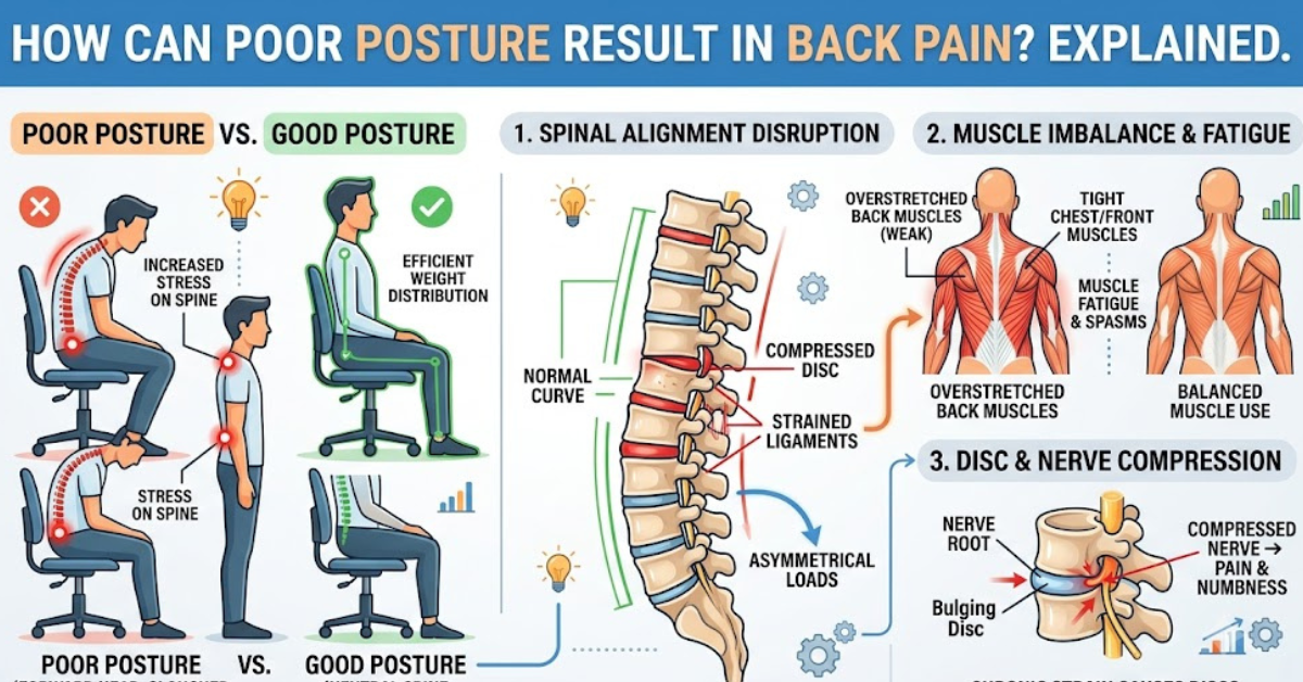 How Can Poor Posture Result in Back Pain? Explained
