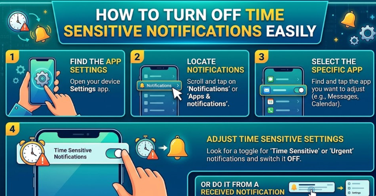 How to Turn Off Time Sensitive Notifications Easily