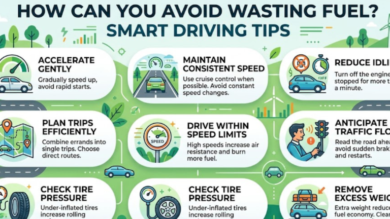 How Can You Avoid Wasting Fuel? Smart Driving Tips