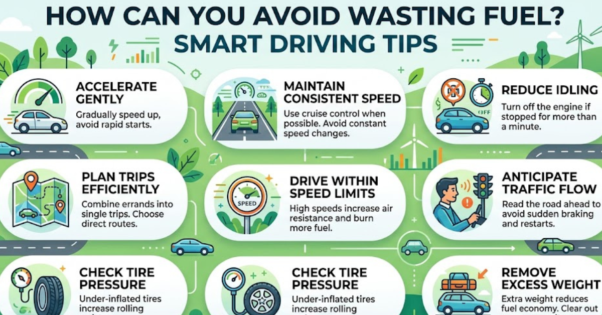 How Can You Avoid Wasting Fuel? Smart Driving Tips