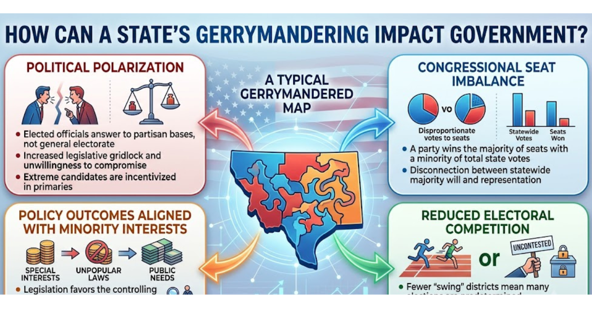 How Can a State’s Gerrymandering Impact Government?