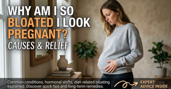 Why Am I So Bloated I Look Pregnant? Causes & Relief
