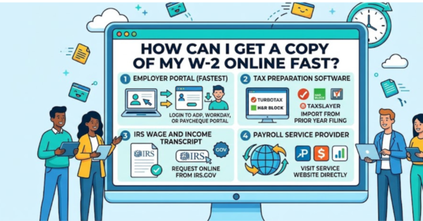 How Can I Get a Copy of My W2 Online Fast?