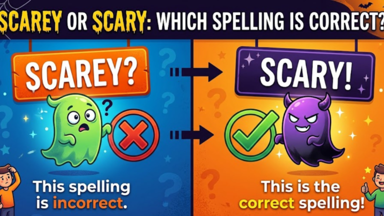 Scarey or Scary: Which Spelling Is Correct?