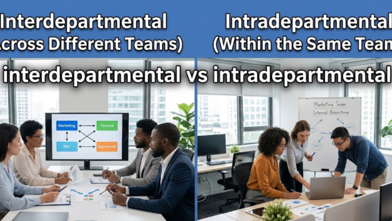 Interdepartmental vs Intradepartmental: What’s the Difference?