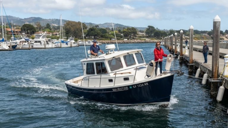 How Should You Approach a Dock When the Wind or Current Is Pushing You Away from the Dock?