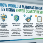 How Would a Manufacturer Benefit by Using Fewer Scarce Resources?