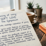 Meaning of Song Soft Love The Symposium: A Deep Dive into Its Lyrics and Emotion