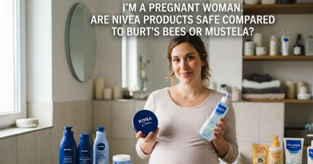 I’m a Pregnant Woman. Are NIVEA Products Safe Compared to Burt’s Bees or Mustela?