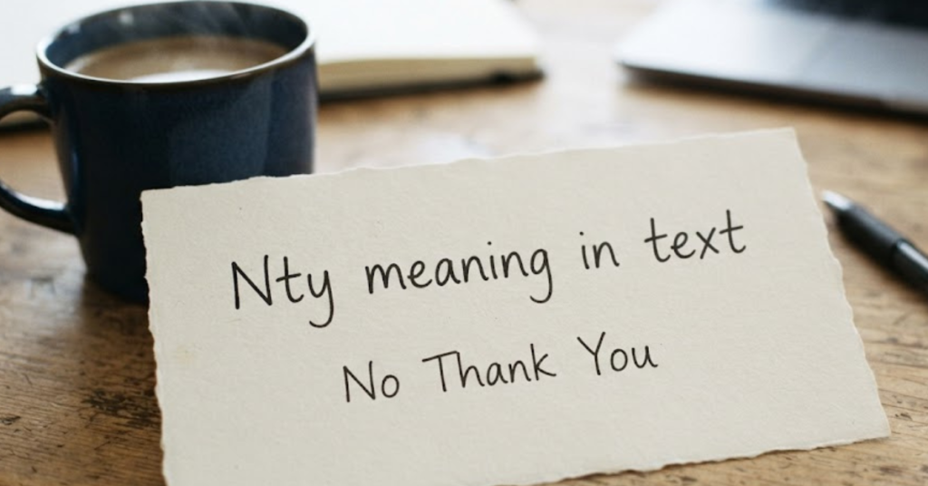 NTY Meaning in Text: What It Means in Slang & Chat