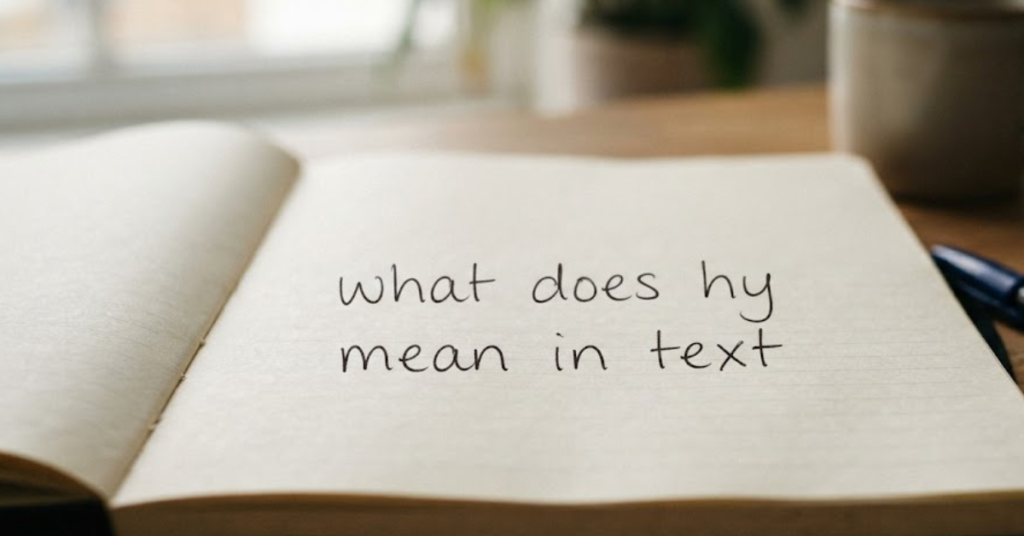 What Does HY Mean in Text? A Complete Guide to HY in Slang, Snapchat & Instagram