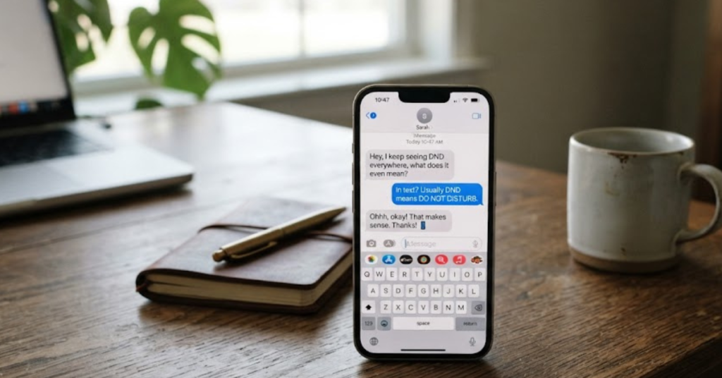 What Does DND Mean in Text? A Complete Guide to DND on Phones, Snapchat & Chat