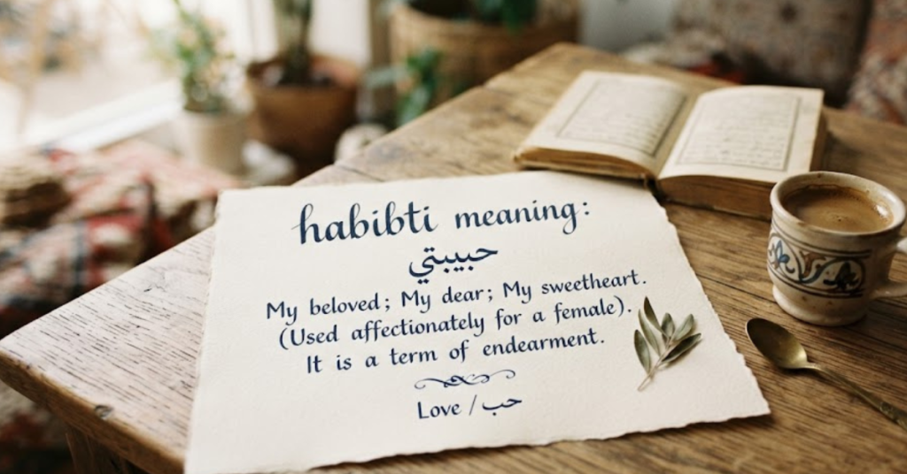 Habibti Meaning: What It Means in English, Arabic & Everyday Conversation